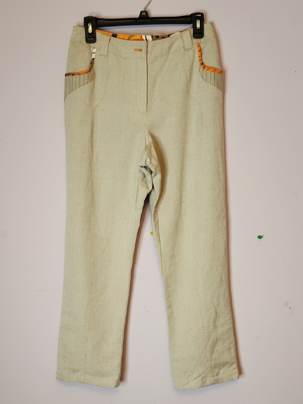 HARVE BENARD Linen Blend Pants, size 6
